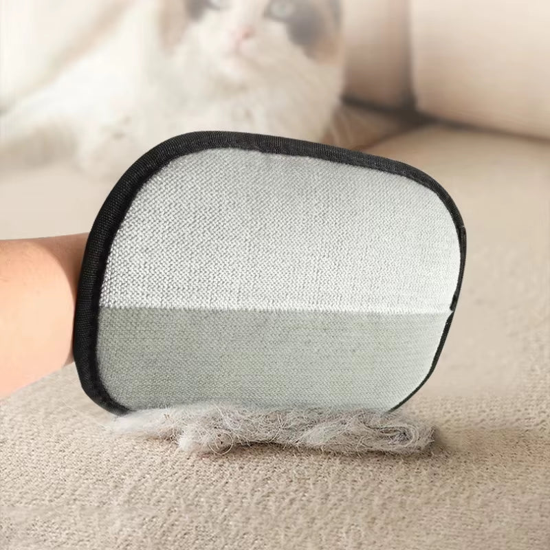 Pet Electrostatic Hair Removal Gloves Dog Cat Hair Removal Brush Gloves Hair Adhesive Gloves Carpet Clothing Hair Cleaning Brush